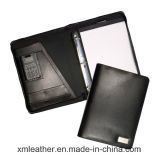 New Designed Leather Document Holder File Folder with Calculator