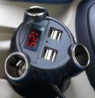 The Most Powerful Car Adaptor  C30   Cup Holder Style to Save The Occupied Space of Car