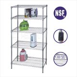 NSF Heavy Duty Chrome Plated Commercial Wire Shelving Rack