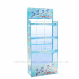 Supermarket Iron Metallic Drinks Display Stand Popsicle Snack Display Rack with Store