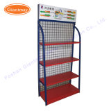 4 Layers Heavy Duty Car Battery Storage Wire Mesh Retail Display Racks and Stands for Batteries