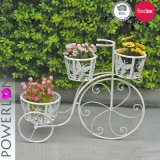 Wrought Iron Rustproof 3-Tier Bicycle Planter Stand