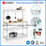 Chrome Kitchen Microwave Oven Rack for Household