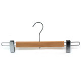 High Load Bearing Adjustable Wooden Bottom Clips Hanger