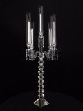 Hot Selling High Quality European Crystal Galss Candlehodler Candleholder