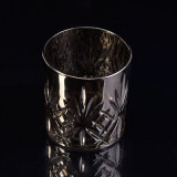 Luxury Silver Color Glass Candle Holders
