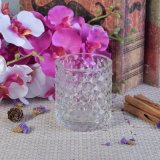 Stock Embossed Glass Candle Holder