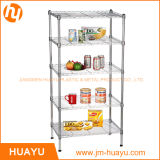 Heavy Duty Five Tier Chrome Finish Display Rack