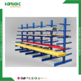 Warehouse Heavy Duty Side Steel Pipe Cantilever Rack Double Column Cantilever Racking for Rebar Storage