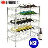 Flat Red Wine Steel Wire Store Display Rack (WR7535150A5C)