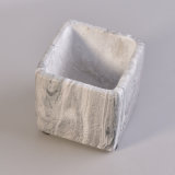 Square Water Transfer Decorative Ceramic Candle Holders