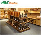 Stylish Customized Wood and Metal Wine Rack