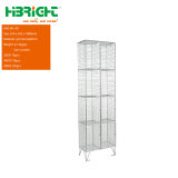 Single Nest High Quality Padlock Steel Storage Cabinets Locker for Workers in Building Areas