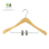Beech Wooden Clothing / Suit Hanger for Star Hotel