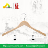 Wooden Combination Hangers with Metal Hook (WCH102-Natural)