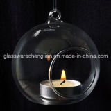 Clear Glass Hanging Candle Holder (ZT-069)