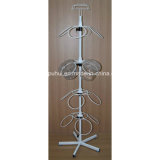 4 Tier Floor Rotating Pet Products Display Rack (PHY2046)