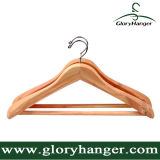 Wholesale Cheap Cedar Wood Suit Hanger with Bar