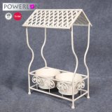 Flower Planter Stand with 2 Holders