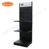 Showroom Free Standing Metal Pegboard Display Stand Racks for Hanging Items