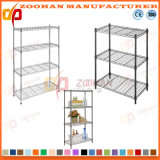 Adujustable Chrome House or Office Storage Wire Shelving Rack (Zhw14)
