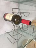 Sliver Metal Simple Wine Holder Rack