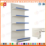 Factory Customized Steel Supermarket Wall Plain Back Panel Shelves (Zhs578)