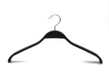 High Grade Custom Gold Plastic Hanger Black for Clothes