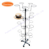 Floor Standing Metal Wire Retail Rotating Display Hat Stand