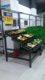 Steel Supermarket Vegetable and Fruit Display Rack with Baskets