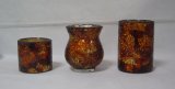 Red Mosaic Glass Candle Holder/Mosaic Glass Vase (DRL05136-137-138)