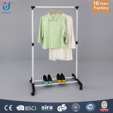 Powder Coating Double Layer Telescopic Clothes Hanger Garment Rack