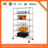 Amjm039b Industrial Welded Wire Shelving, Chrome