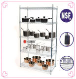 NSF Metal Chrome Restaurant Kitchen Shelving