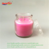 Robbid Plastic Lid Glass Jar Candle for outdoor Use