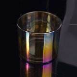 Electroplating Candle Holder Glass with Shiny Colors