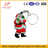 Promotional PVC Paint Key Ring, Father Christmas Key Chain (JK-001)