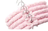 High Quality Rose Cashmere Satin Padded Cloth Hangers