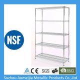 Home-Style Chrome Steel Wire Shelving Storage Rack