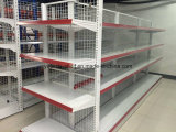 Low Price-Mesh Back Supermarket Gondola Shelving