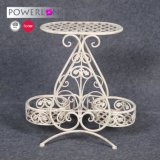 Wrought Iron Planter Stand for Outdoor Decoration