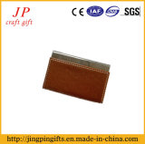 The Orange Color Card Holder in Leather