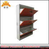 3-Door Steel Iron Furniture Matel Shoes Storage Cabinet Rack for Home