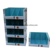 Custom Free Standing Cosmetic Cardboard Floor Corrugated Display Rack