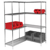 5 Layers Adjustable Mobile Metal Shelves