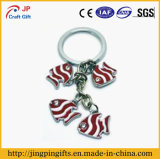 Wholesale Promotional Keychains with Fish Metal Logo