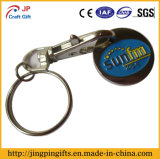 Custom Supermarket Trolley Token Key Chain with Coin Holder