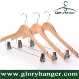 Nature Shirt Hanger with Clips, Bamboo and Wooden Hanger Wholesale