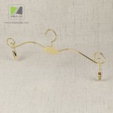 High Quality Golden Metal Garment / Skirt Hanger for Wholesale