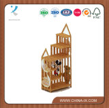 Custom Bamboo Material Gift and Accessories Display Rack
